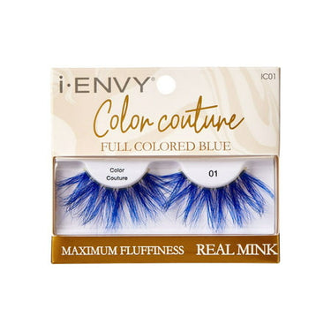 i-ENVY Color Couture Real Mink Lashes – IC01 Blue - ANNS BEAUTY SUPPLY